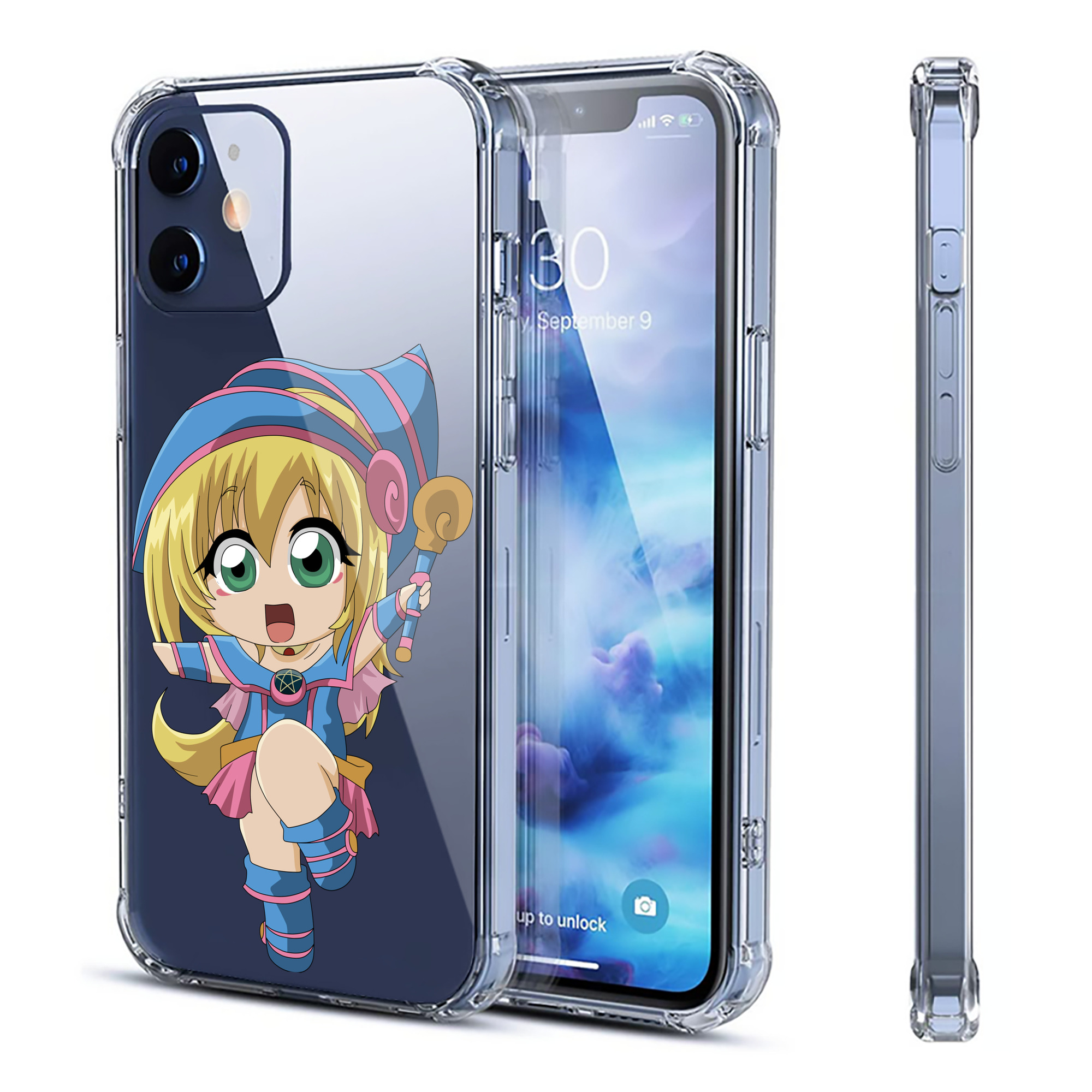（画像用） 遊☆戯☆王 Yu-Gi-Oh! 【iPhone 12シリーズ対応】透明スマホケース（クリアソフトケース）